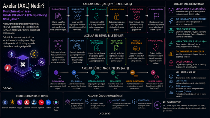 Axelar (AXL) Nedir? Blockchain Ağları Arası Birlikte Çalışabilirlik (Interoperability) Nasıl Çalışır?